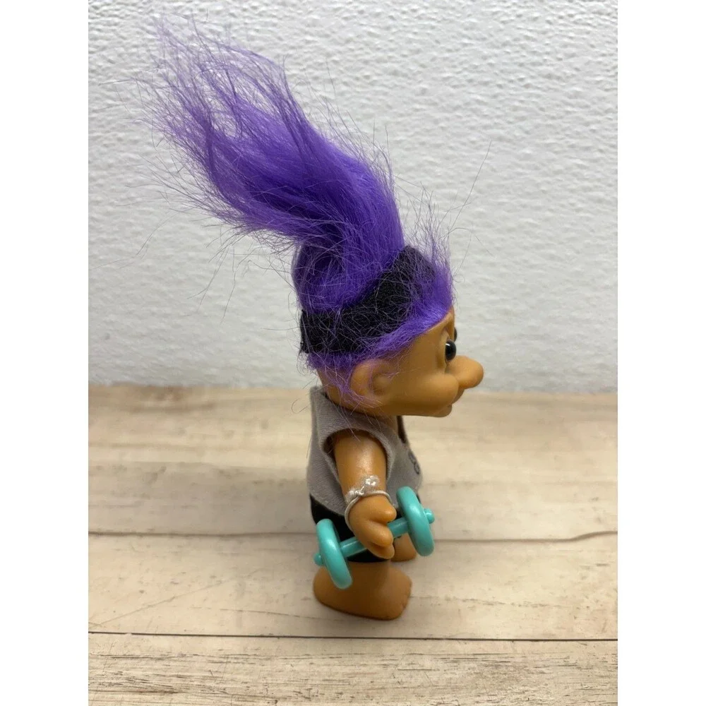 Vtg Russ Gym Troll Doll 5